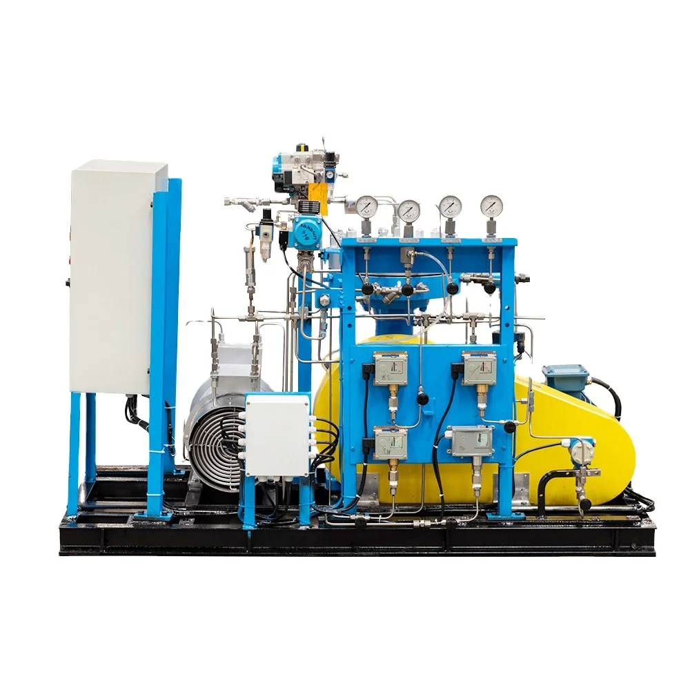 40nm3/H 100% Oil-Free Booster Compressor Nitrogen Hydrogen Gas High Pressure Compressor