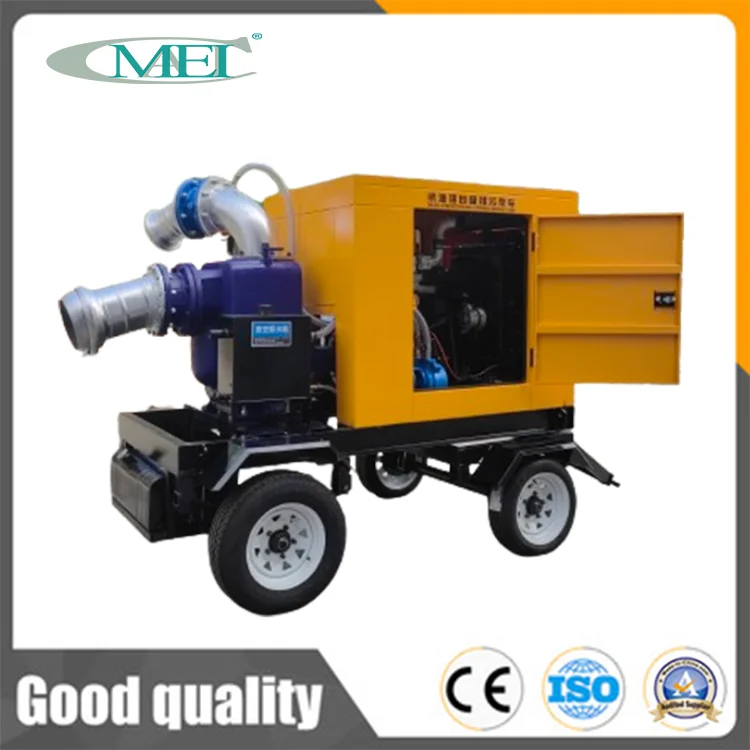 High Pressure Centrifugal Pump Mobile Pump Truck Flood Prevention, Flood Control and Drainage Trailer Pump