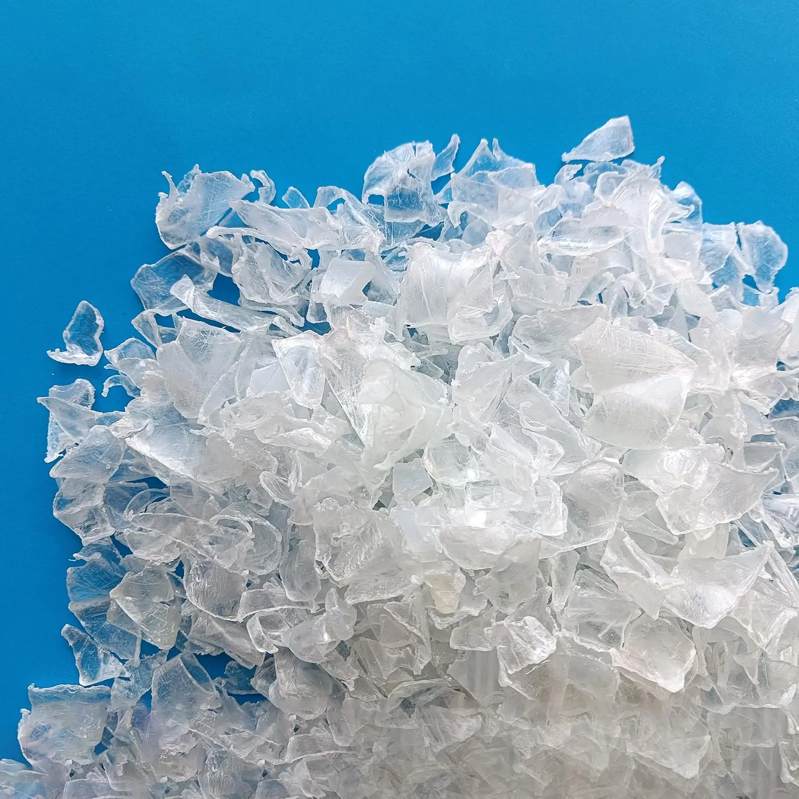 Clean Hot Washed Recycled PET Flakes / Pet Plastic Bottle Scrap For Sale
