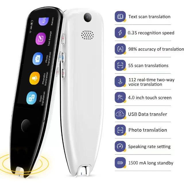 X5 International Version Multilingual Translation Pen Support Multi Language OCR Scanner Pen Language Translator