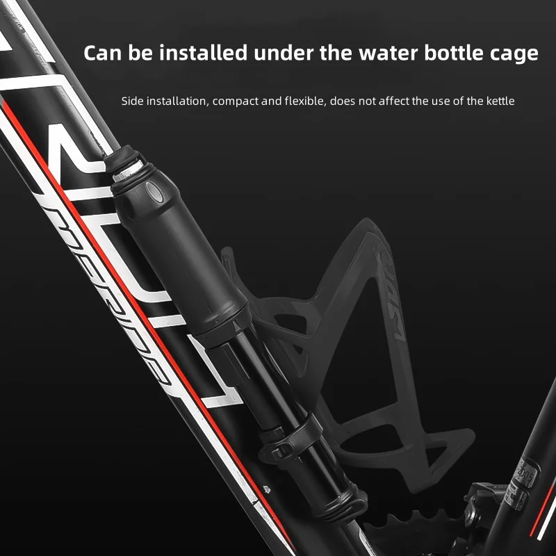 With Needle Frame Mount Portable Aluminum Alloy Bicycle Tire Pump100psi Mini Bicycle Pump