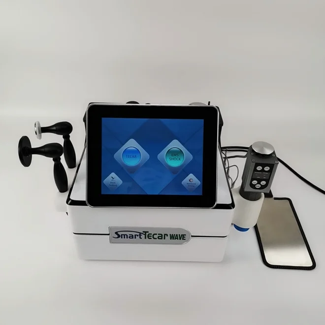  3 in 1 Physical Therapy Equipment Tecar EMShock and Portable Physiotherapy Electromagnetic