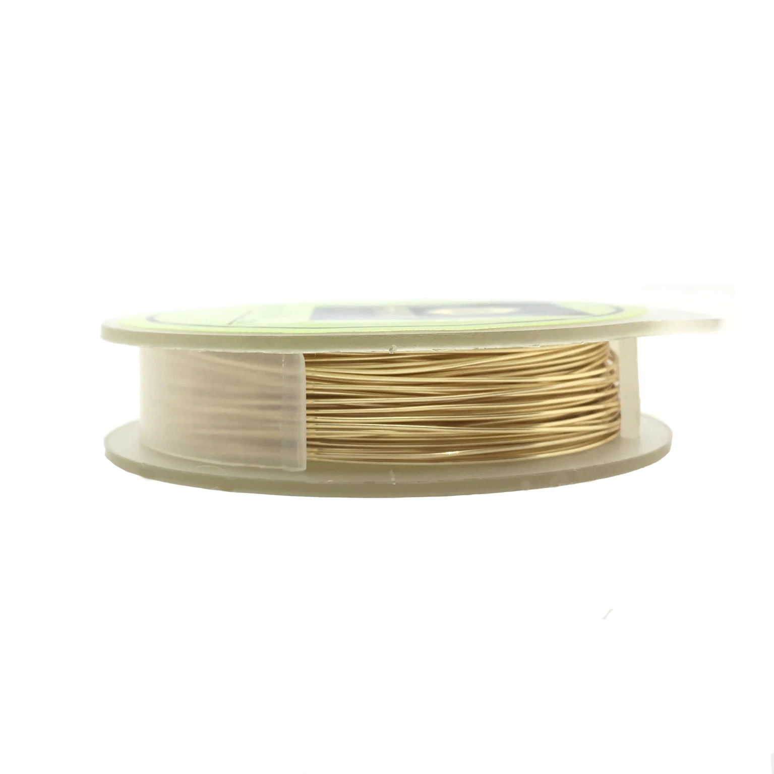 Wholesale Amazon DIY Jewelry Accessory 24K Gold Copper Wire For Beading Accessories Customized Shaft And LOGO