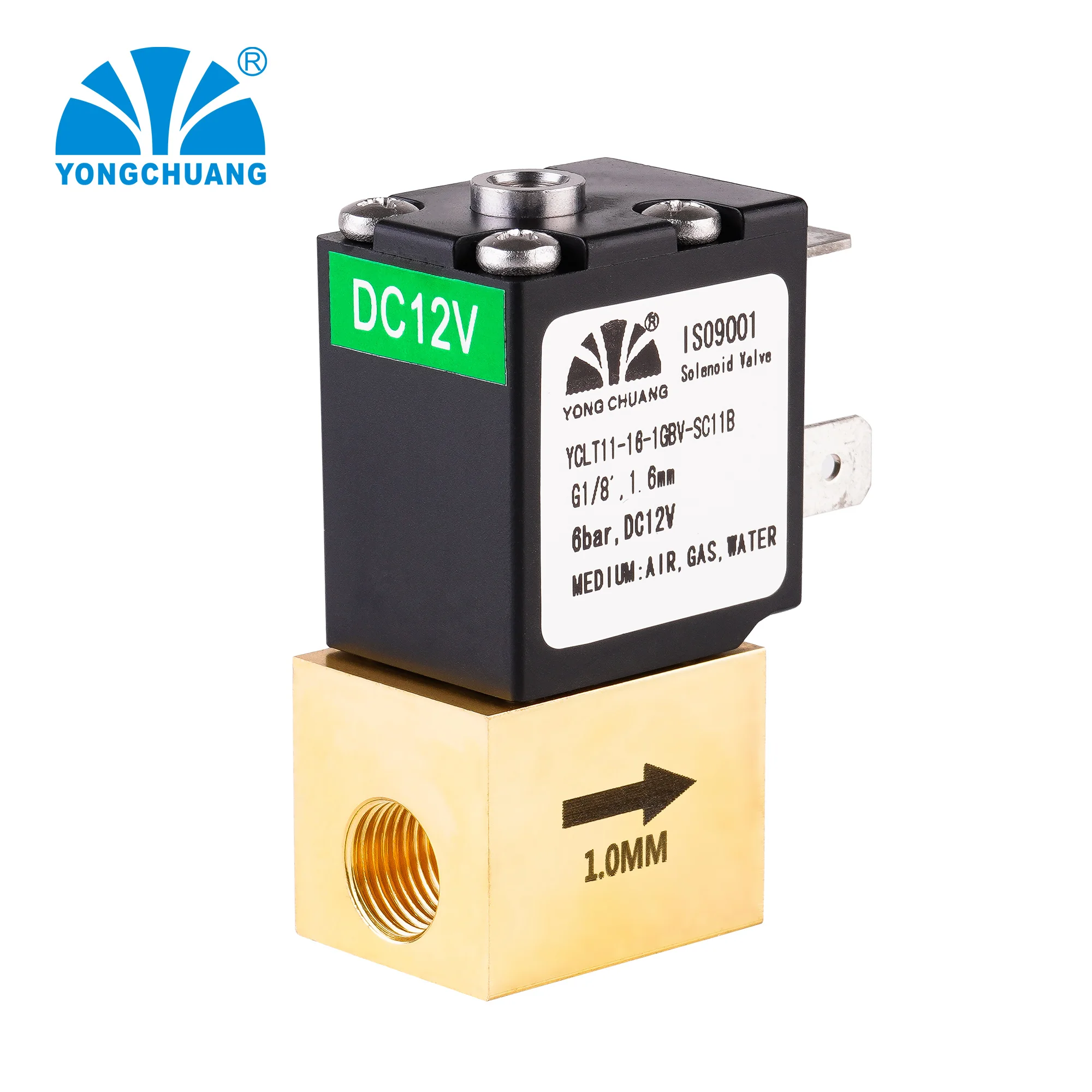 Yongchuang YCLT11 stainless steel High precision proportional flow control solenoid valve 12vdc