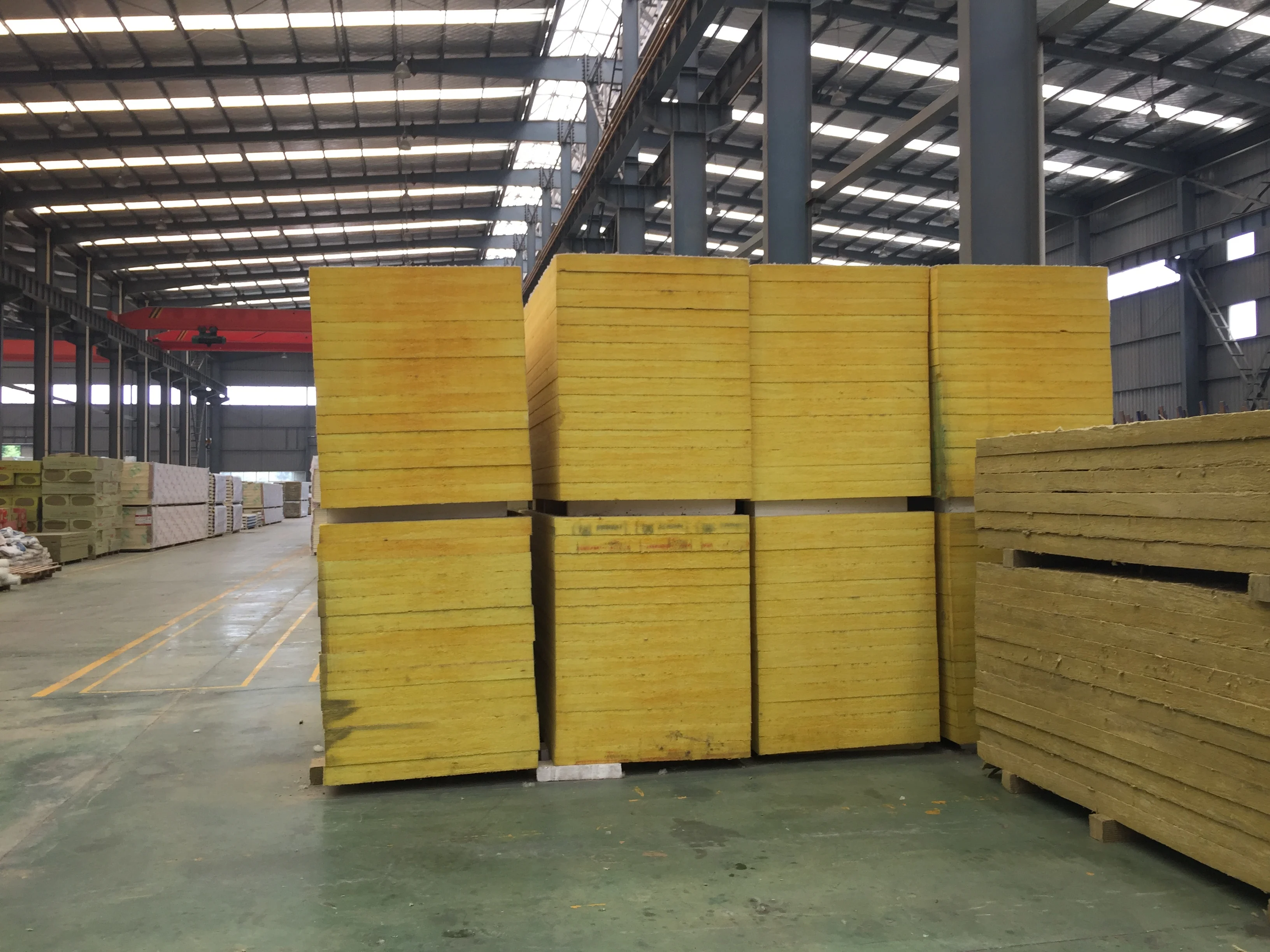 Low Moisture Absorption 50 Mm Glass Wool Insulation 200mm Glass Wool Panel/Board