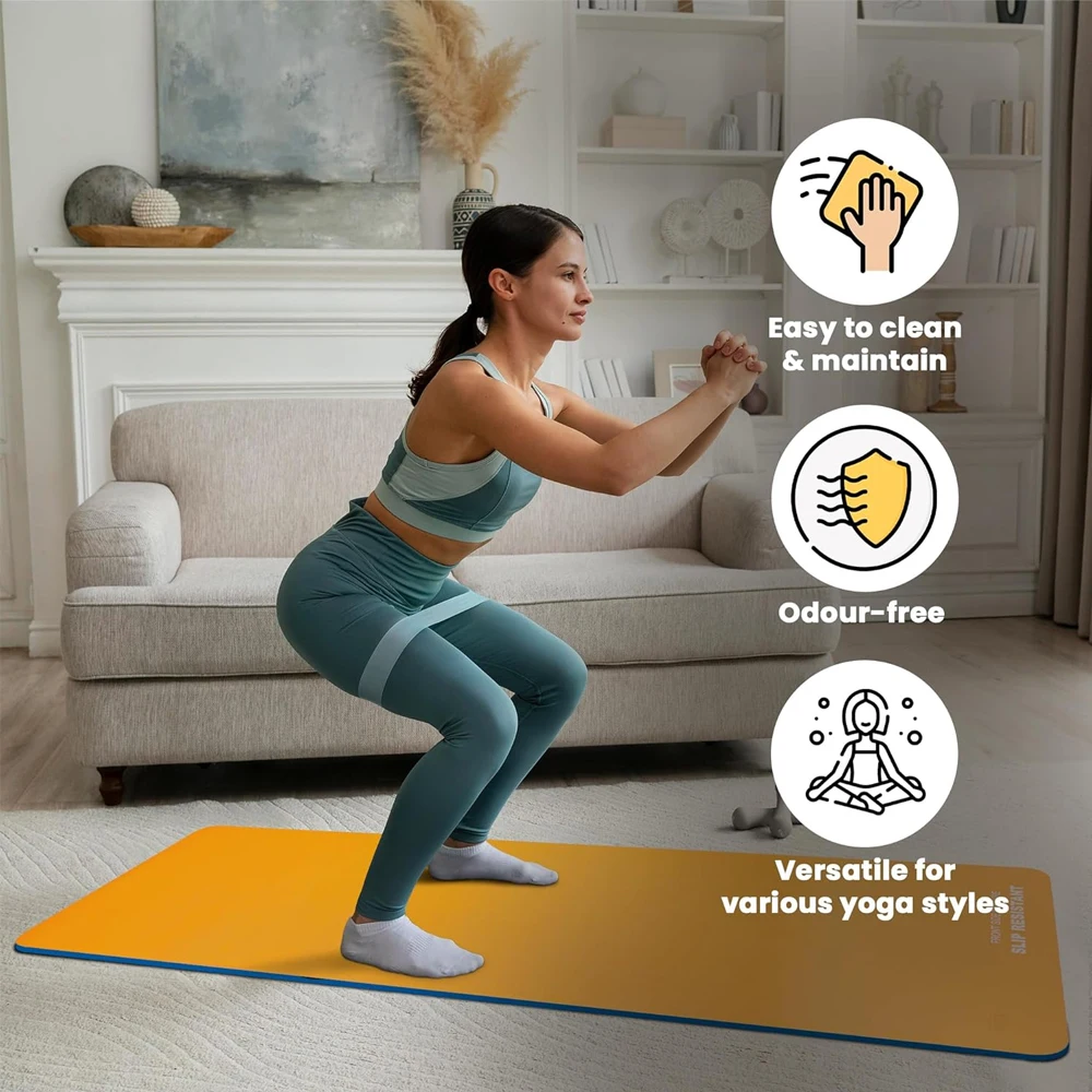 Wholesale Cheap Price Custom LOGO Printed Durable Non Slip Gym Mat Exercise Fitness Mat Eco-friendly TPE Yoga Mat