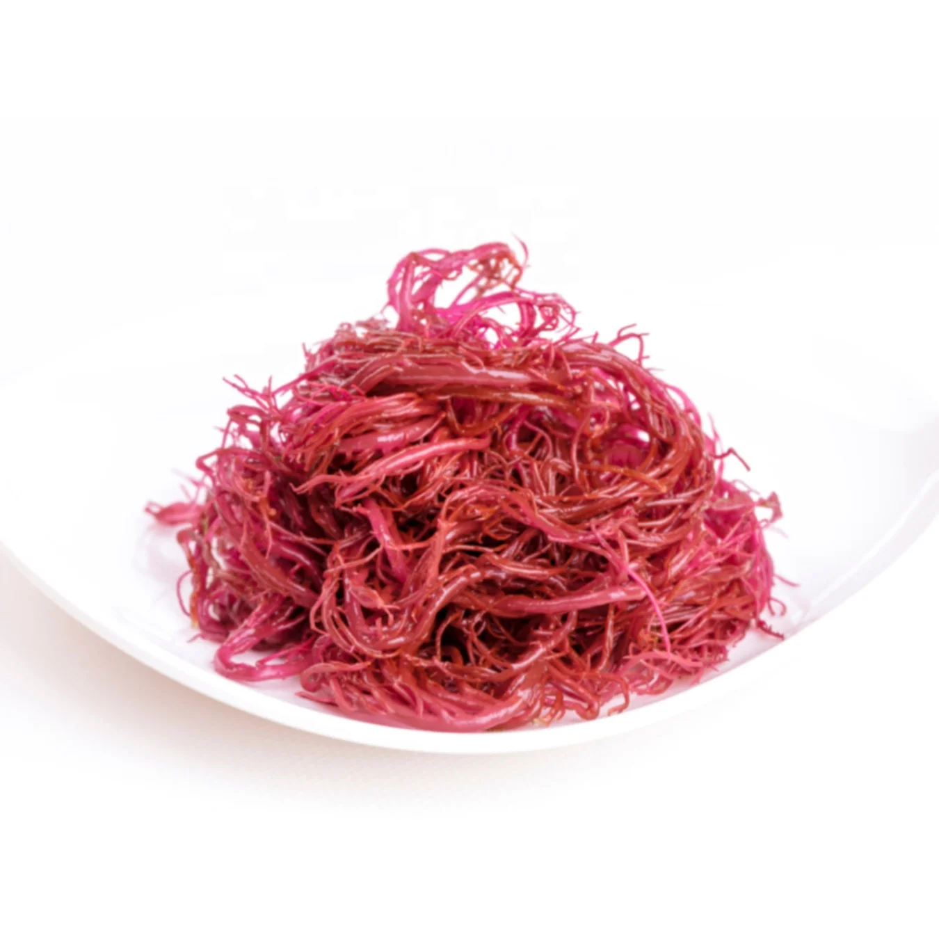 Food suppliers offer green and healthy seafood Salted Ogonori