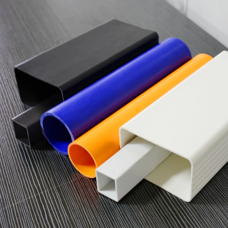 custom cut plastic tubes  blue gray upvc pipes 3 Inch sizes square astm electrical plastic square tubing pvc pipe