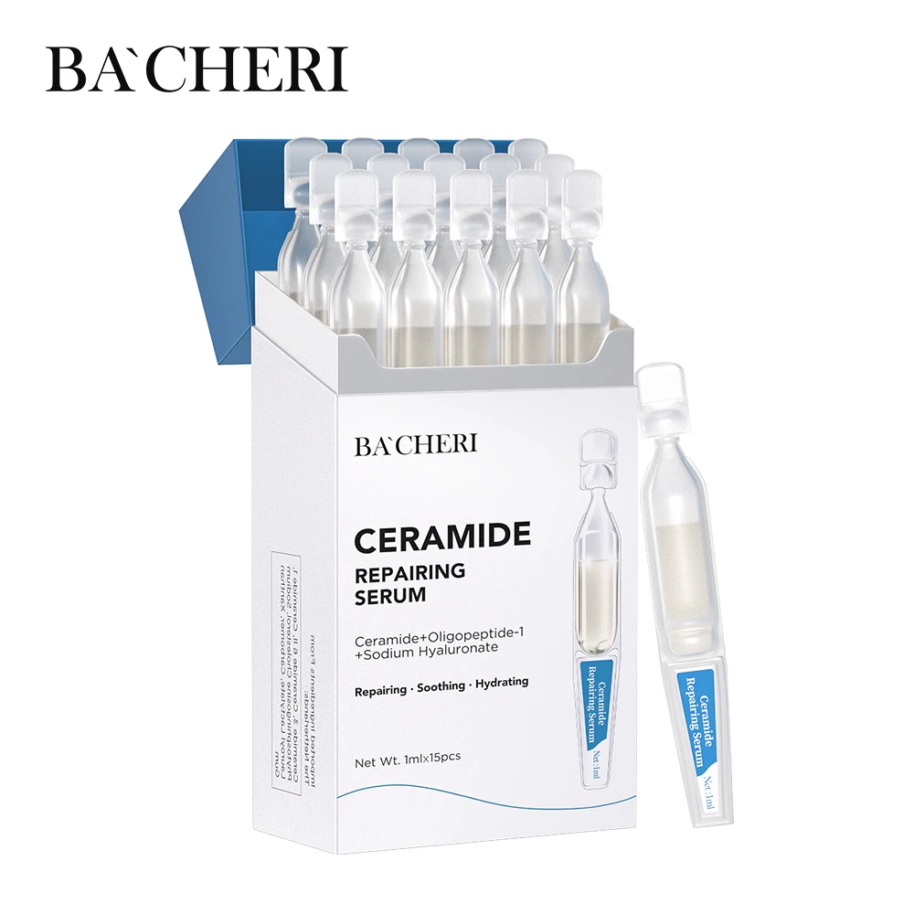 Kangrong ODM OEM Skin Care Face Care Oligopeptide-1 Sodium Hyaluronate Smoothing Hydrating Ceramide Repairing Serum