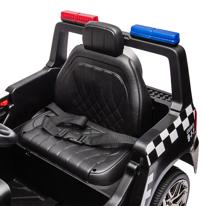 kids cars electric ride on 12v with remote control 4X4 off road police car toy for kids to drive
