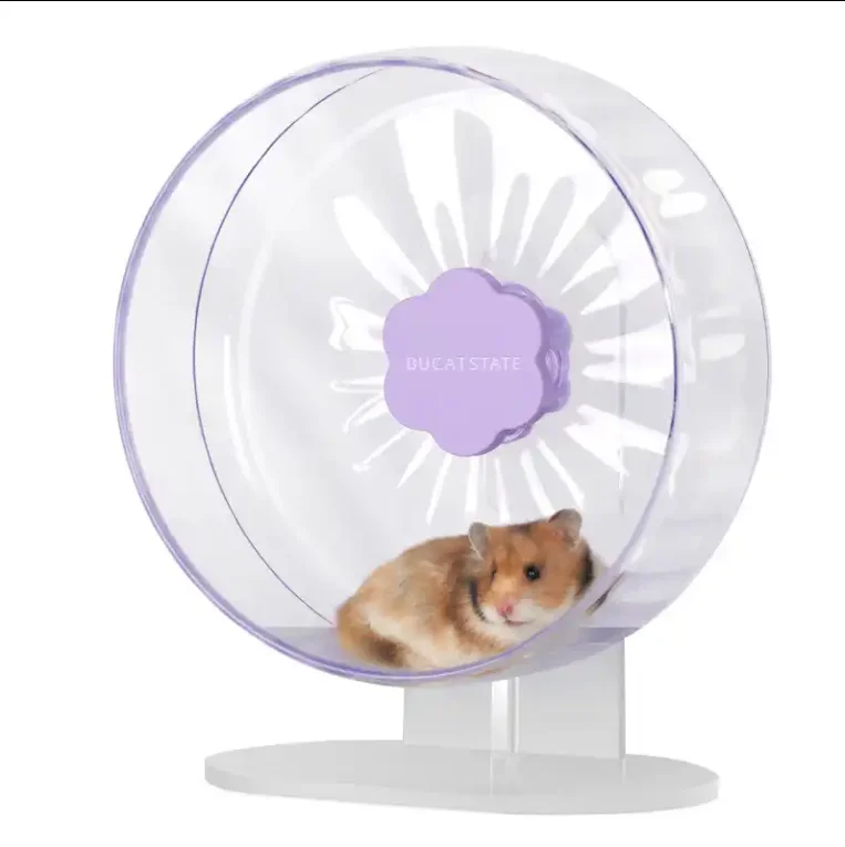 New Speed Reduction Design Silent Bearing Starlight Running Wheel Hamster Toy