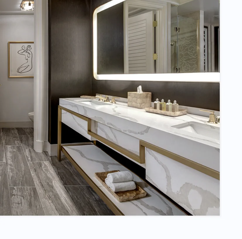 Lakeshore Villa пляжный курортный мотель консоли для раковины подставки из полированной латуни матовое золото