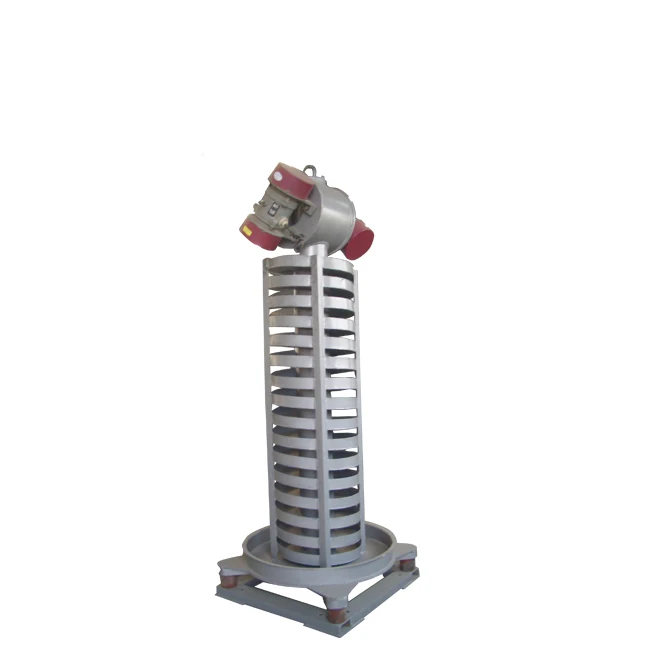 Vertical Lift Conveyor / Vibrating Screw Elevator / Spiral Vibrating Conveyor for chemical powder