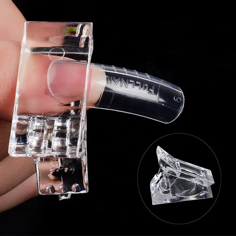 
Nail Tips Clip For Finger Extension Quick Building Mold Nail Art Builder Manicure Tools False Nail Clip 