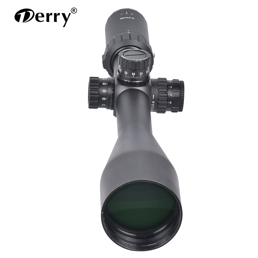 Derry 2020 Best quality scope 6-24x50 illuminated hunting scopes
