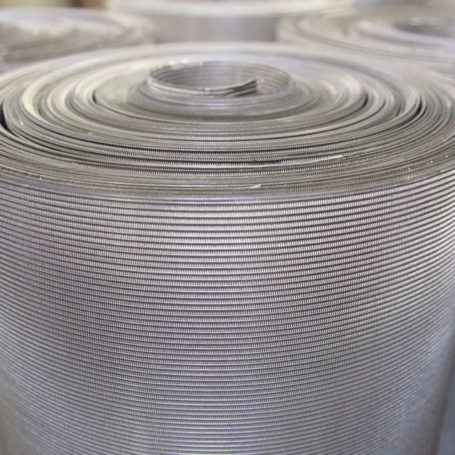 Herringbone Iron Black Wire Mesh Magnetic Particle Screen Dutch Weave Low Carbon Steel Sieve Wire Mesh