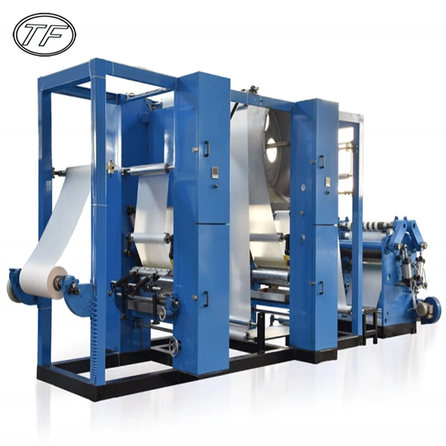 durable richer rolling paper smoking gluing slitting machine bobbin for Printing Gluing Cutting Machine All In