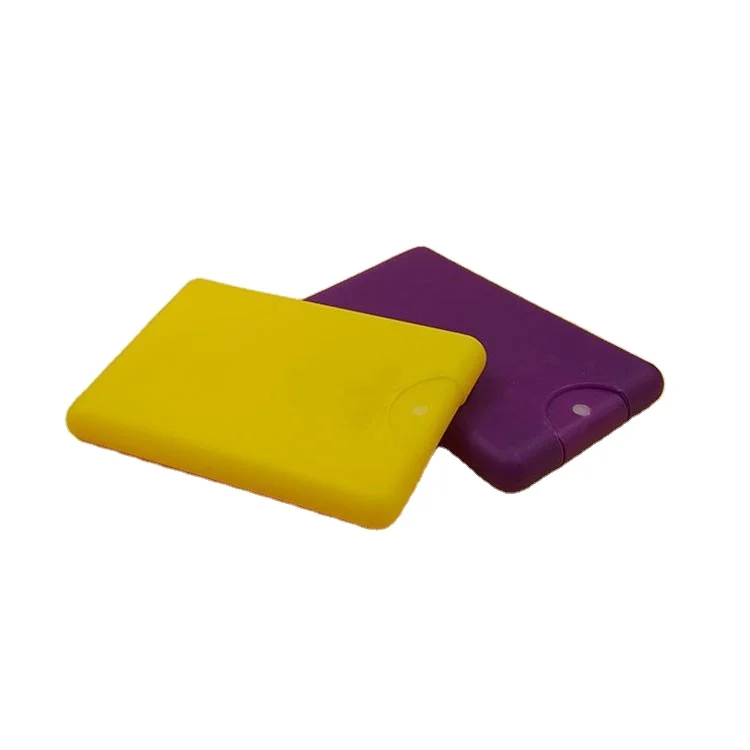 High quality credit card flat plastic perfume sprayer bottle 15ml