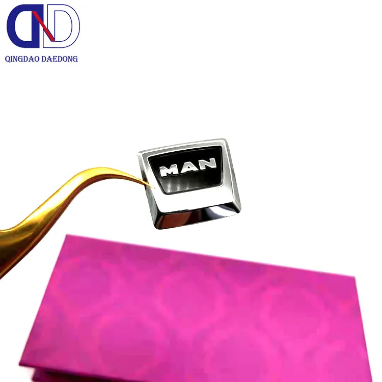 Manufacturer customized production of nickel electroforming automobile metal logo sticker for car keys