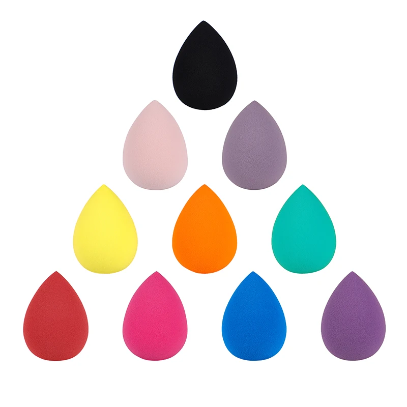 Оптовая продажа мягкий блендер в форме капли спонж для пудры без латекса косметический