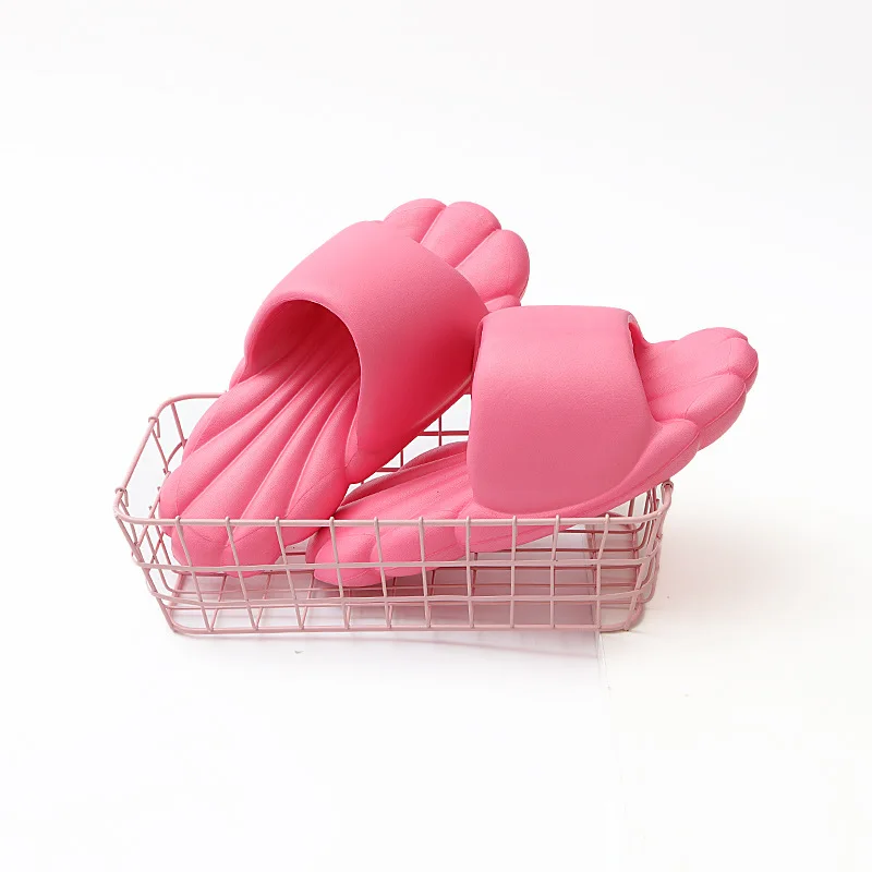 2023 Newest Summer Beach Slippers Thick Bottom Cute Soft Sole Flip Flops Indoor Bathroom Non-slip Sandals