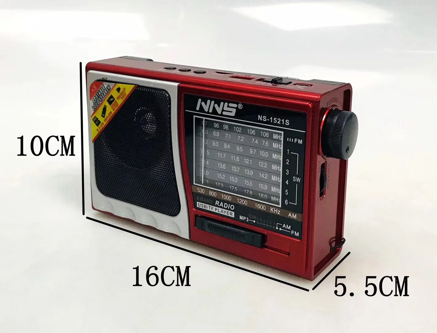 NNS 1521S FM AM SW 3 диапазона винтажное Ретро Радио перезаряжаемое радио со светодиодной подсветкой с USB SD TF Mp3 солнечной
