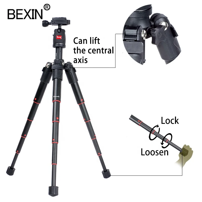 Легкий и простой штатив BEXIN для уличной фотосъемки, легкий дорожный Штатив для DSLR камер, телефонов, проекторов DV