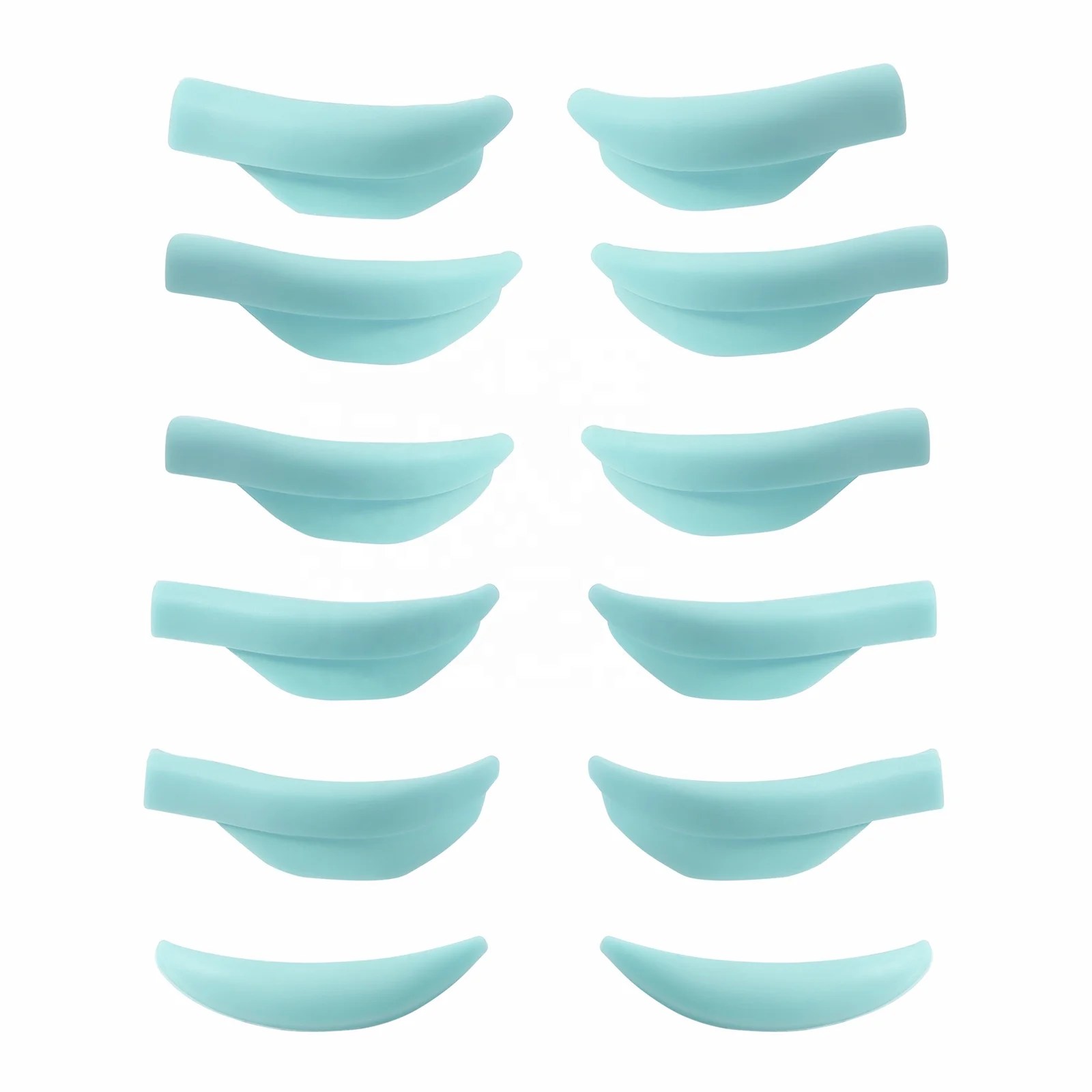 Подтягивающая подушка для ресниц Mega L Curl, 6 размеров, Ультрамягкая защита для подтяжки ресниц, не содержит клея, для легкой перманентной завивки/ламинирования/завивки ресниц