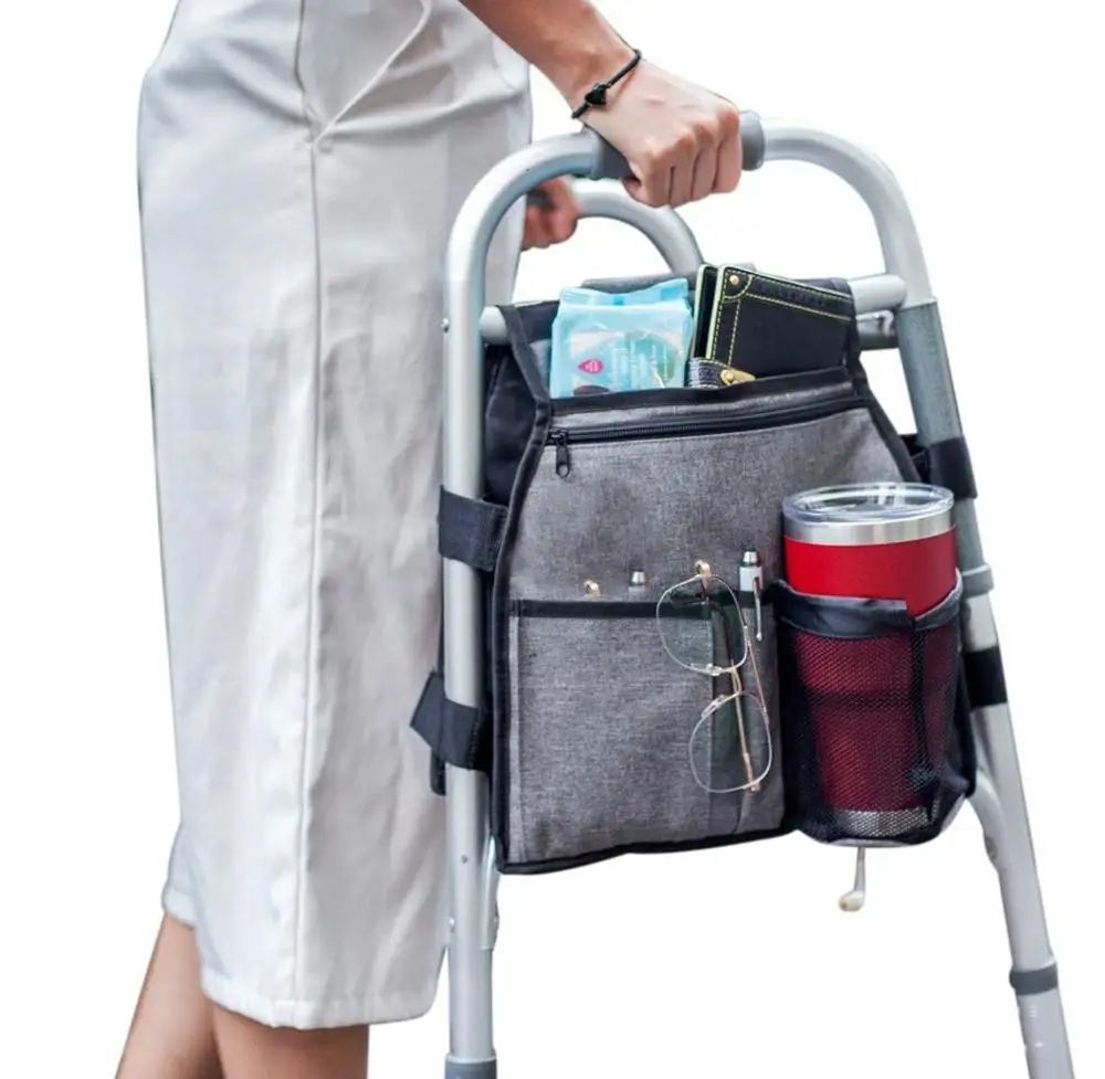 
 Боковые ходунки (двусторонние), сумки с держателем для чашки для складного ходунка  