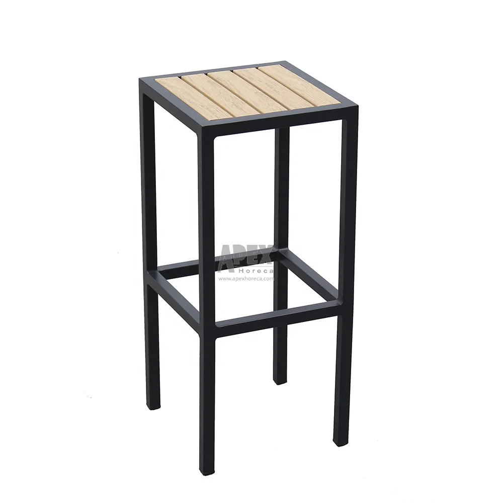 High Industrial Bar Dining Table Set Tall Counter Height Bar Table with 4 Bar Stools