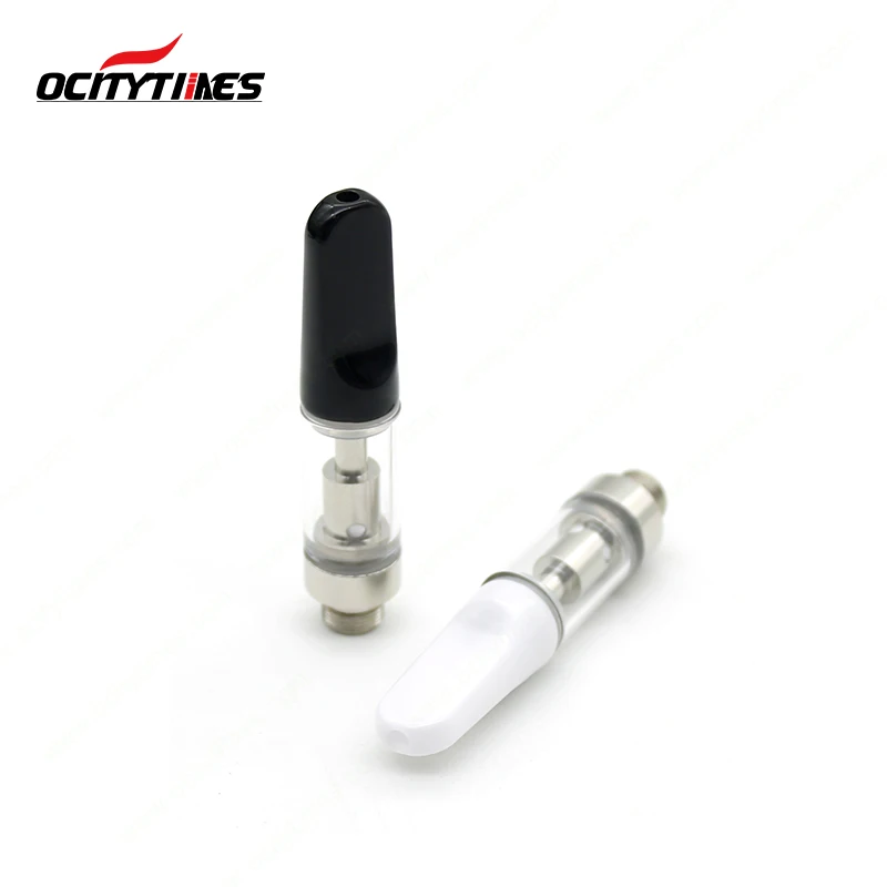 
ocitytimes c4- ceramic tip glass tank empty .5ml vape pens cbd cartridge 