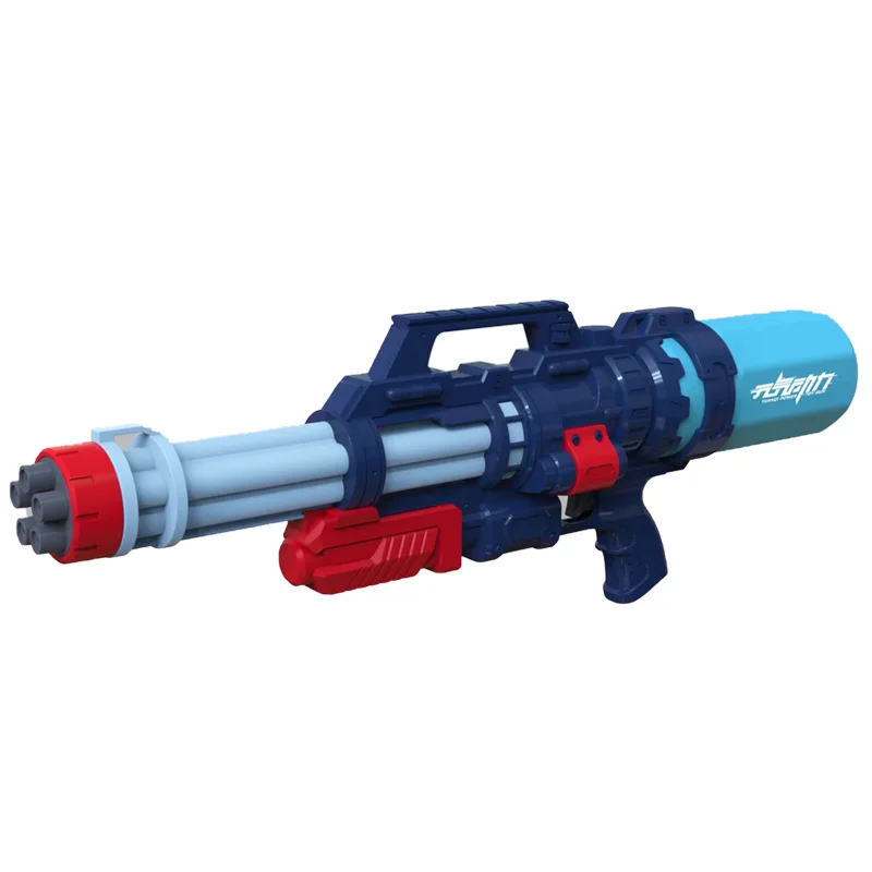 Large Gatling Pull Out Water Gun Beach Toy  Outdoor Game Toy For Kids And Adult Water Gun