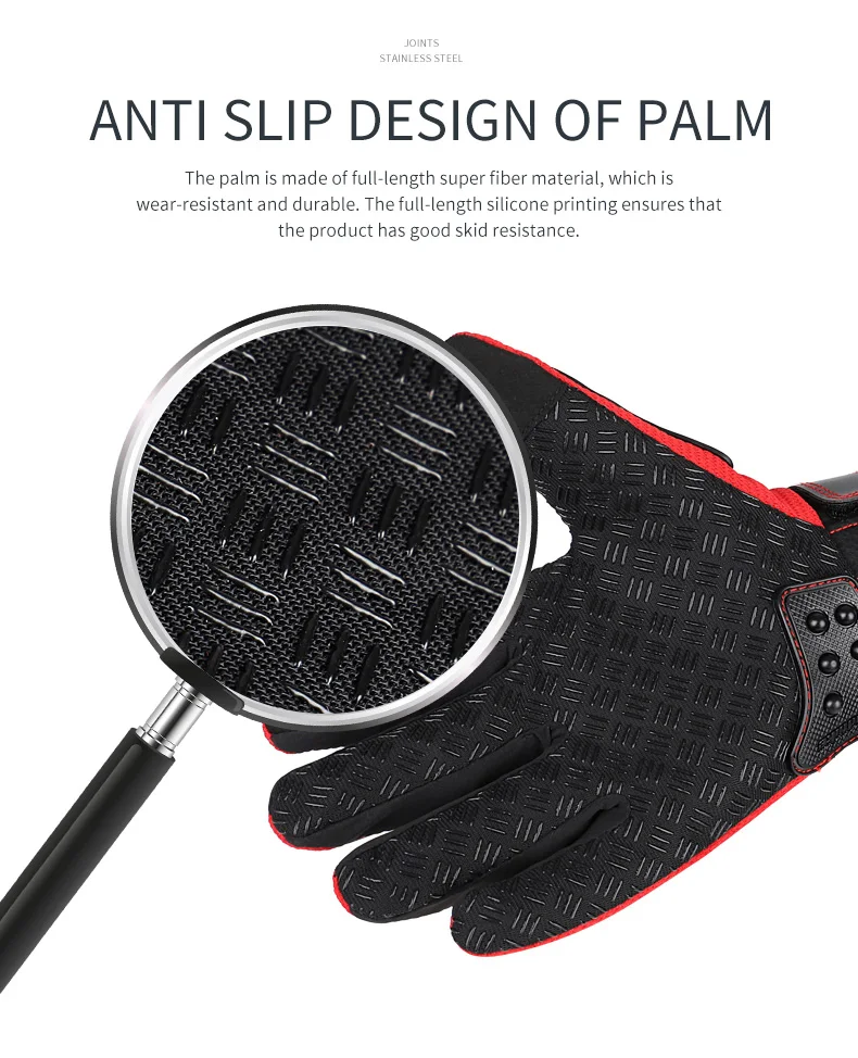 Motorcycle Gloves Breathable Touchscreen Motorbike Gloves Protection for Men Women Motocross Cycling Road Racing Gloves