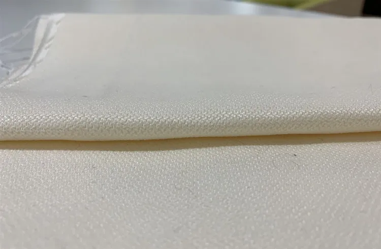 High Quality White Blank Polyester Upholstery Faux Linen Curtain Fabric