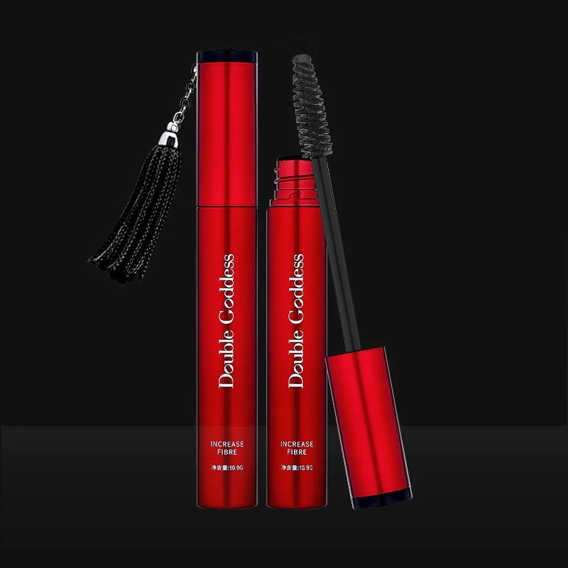 Cutstom 4D Tassel Waterproof Sweatproof Long Lasting Thick Mascara Slender Dense Curling Mascara