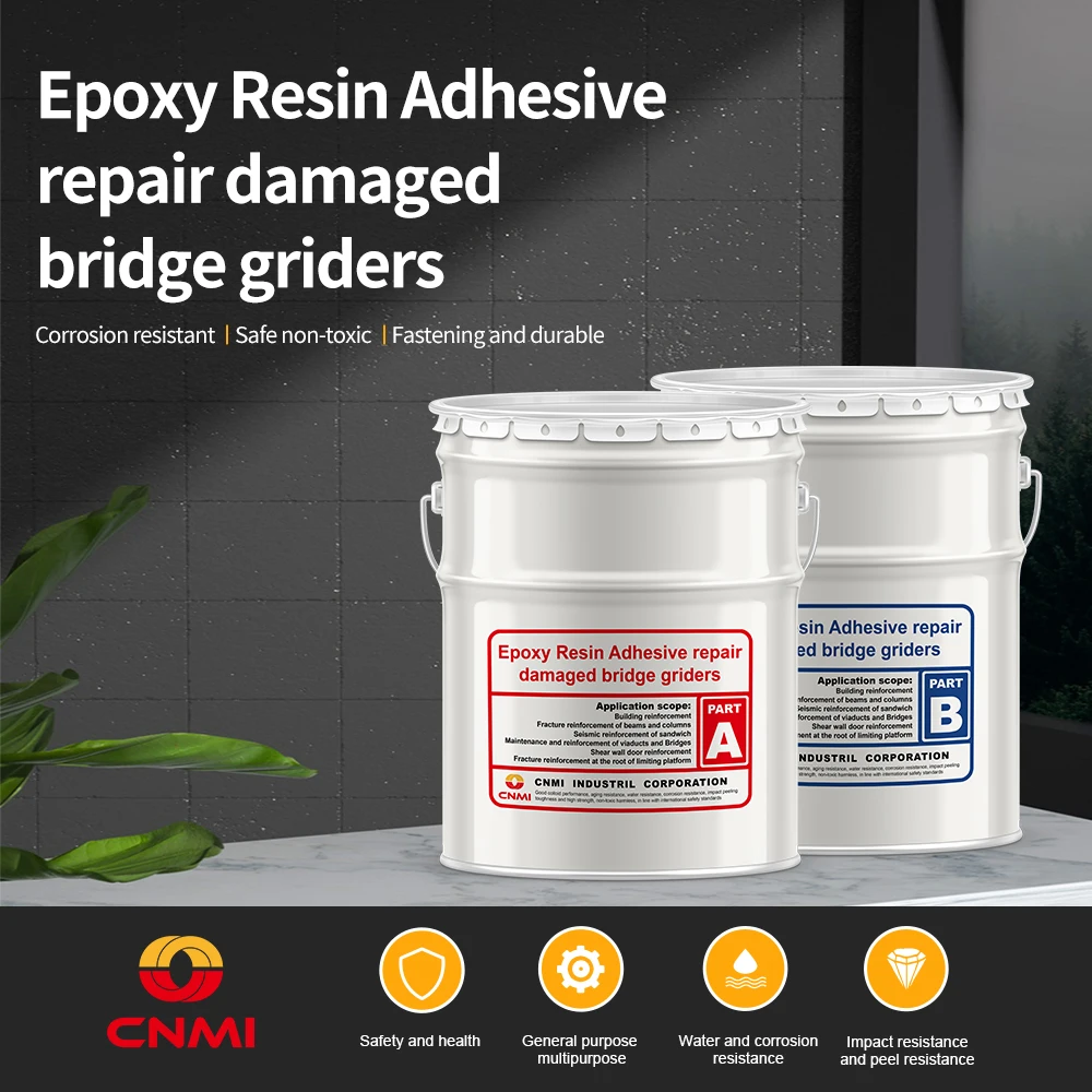 CNMI Epoxy Resin Adhesive Bond with Carbon Fiber for Bridge Structure Reinforcement and Repair