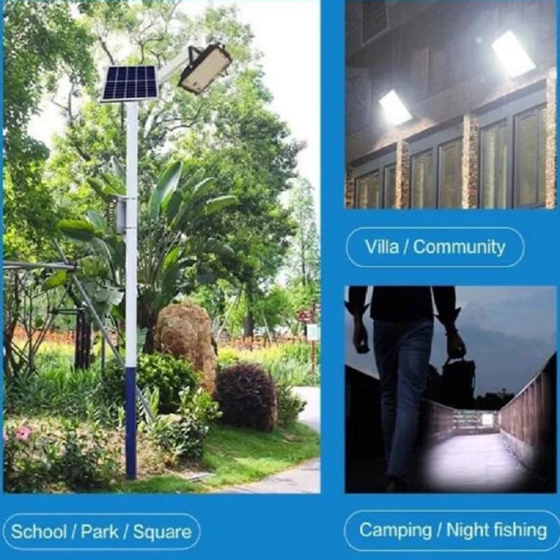  Монитор высокой четкости WIFI APP платформа 400 Вт Солнечный прожектор с камерой