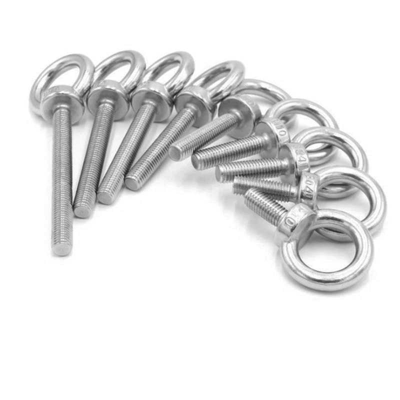 Customized size 310S DIN580 eye bolt UNS S31008 W.Nr.1.4845 DIN580 eye bolt