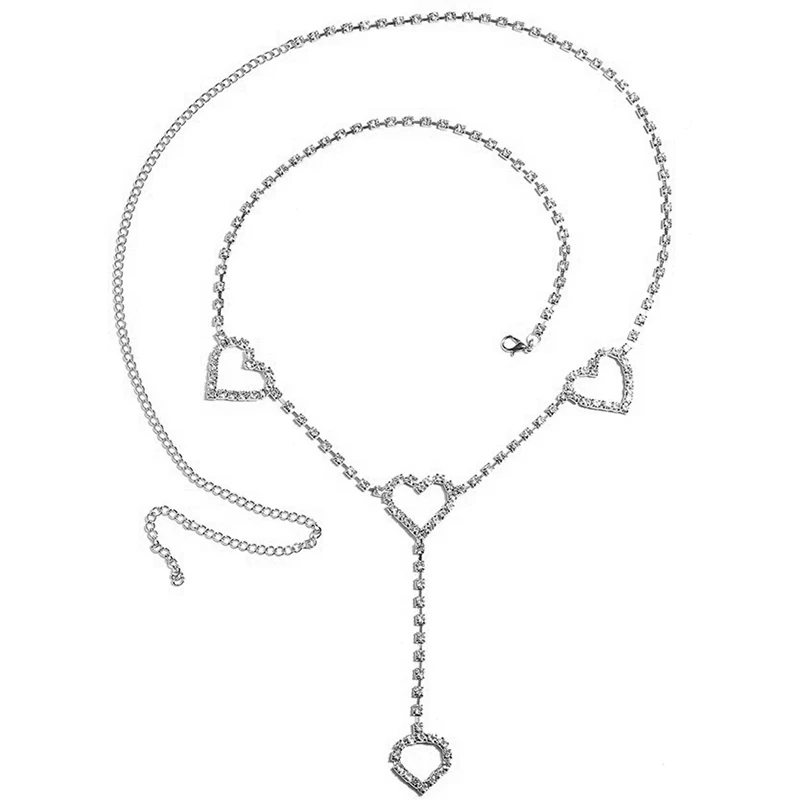 
2021 Hot Selling Body Trendy Tennis Sexy Belly Chain Iced Out Jewelry 