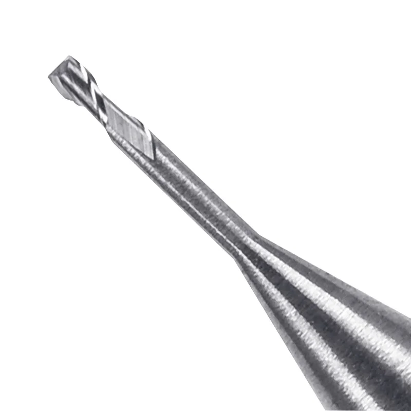 HRC50 2 Flute Micro Diameter End Milling Cutter CNC Router End Mill R0.1-R0.45 0.1-0.9mm micro carbide end mill freza 2 flutes