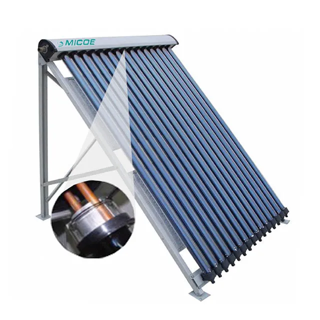 Micoe 20-30Tube Engineered Vacuum Tube Solar Collector Vertical Installation High-Efficiency Hot Water Solutions OEM Available