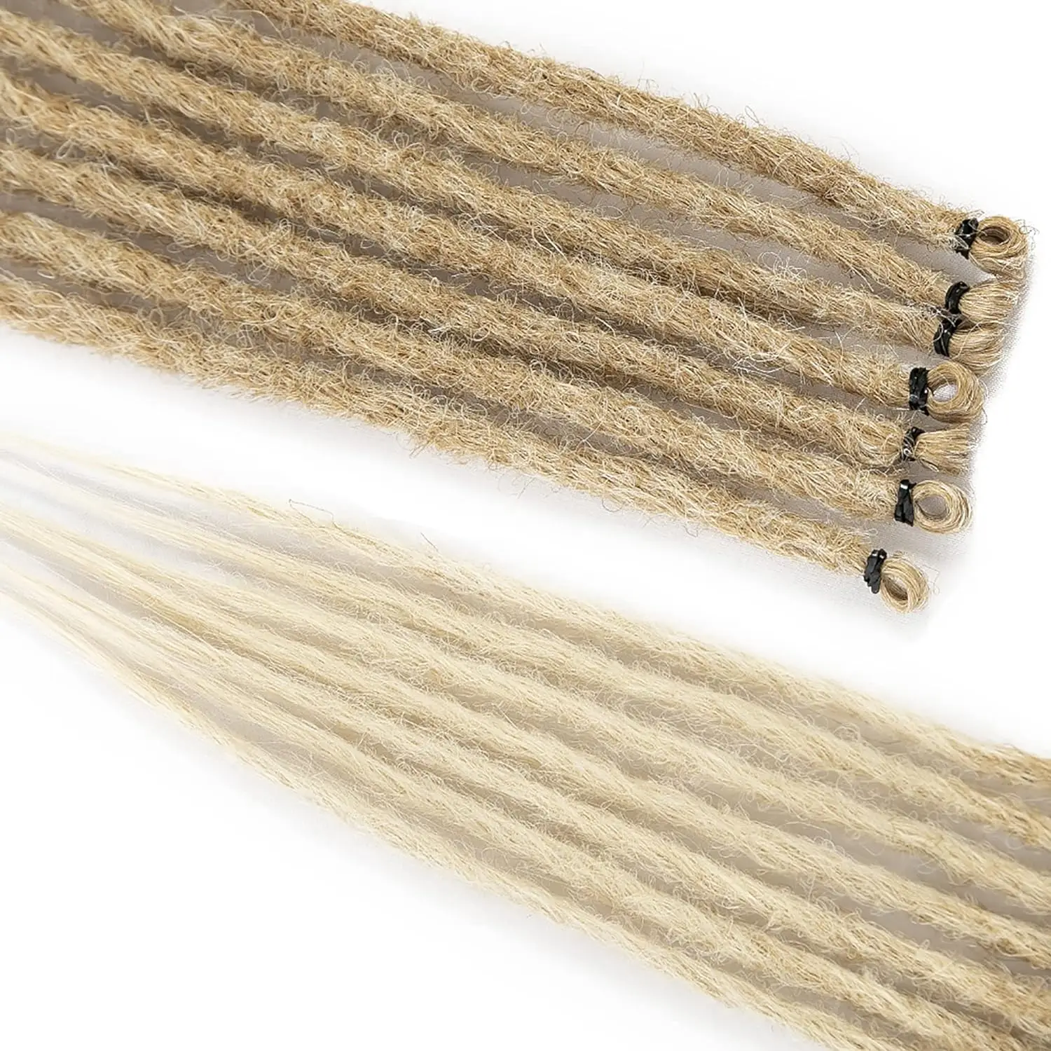 Synthetic Dreadlock Extensions 24 Inch Ombre Blonde Box Braid Dreads Locs Crochet Hippe Dreads Handmade 0.6 cm Braid Hair