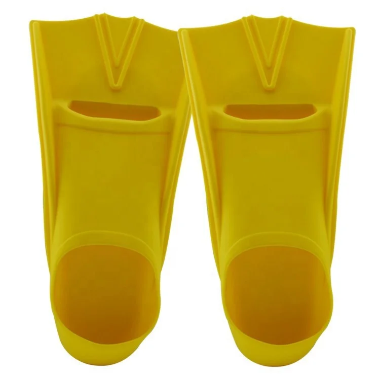 Logo printing swim fins for adult and kids silicone fins diving