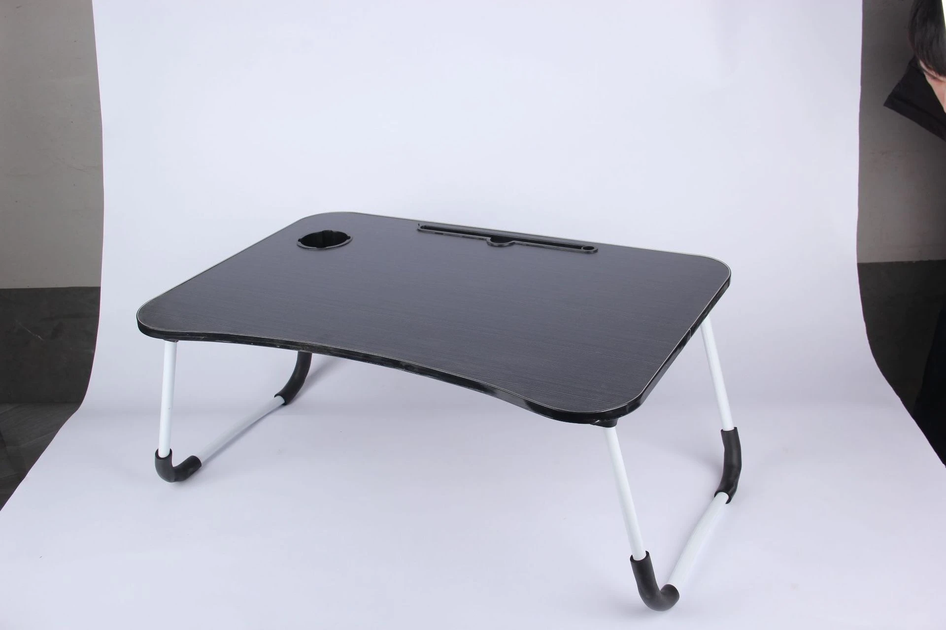 2024 Youtai Wholesale Minimalist Folding Laptop Table  Adjustable Computer Desk Wood Computer Table