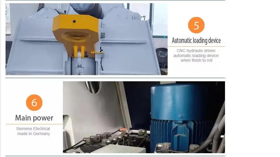 W12 CNC hydraulic 4 rolls plate Galvanized Sheet bending machine full auto 4-roller rolling machine