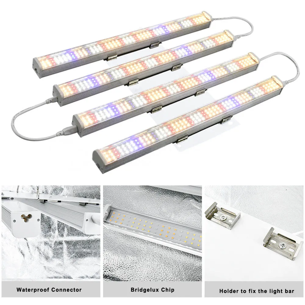 Dropshipping 2ft 3ft 4ft 5ft LED Grow Light for Home Garden, Hot Sale Full Spectrum Grow Lamp On eCommerce Site