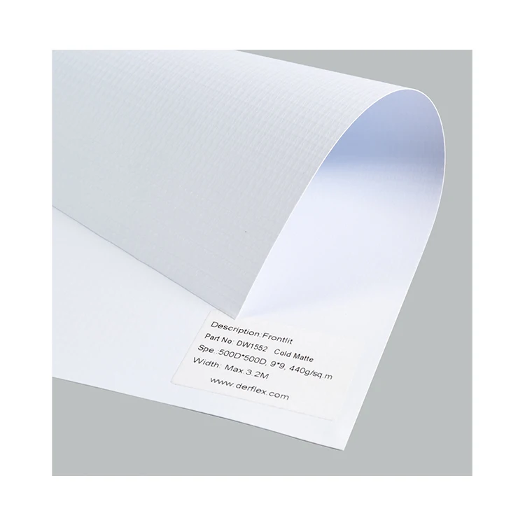 Гибкие баннеры с ПВХ покрытием от производителя DERFLEX 1000 * 1000D 20*20 18*18 16*16