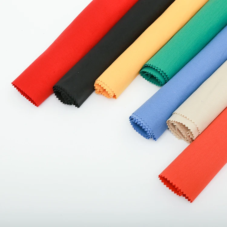 China suppliers polycotton T/C 65/35 45*45 110*76 100gsm 57/58' polyester cotton calico fabric rolls for clothing pocketing lin