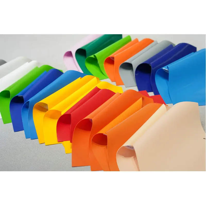 Sijiatex Industrial Textile Custom Vinyl Coated Fabric Outdoor Coated Polyester Inflatable Material Waterproof Tarpaulin PVC