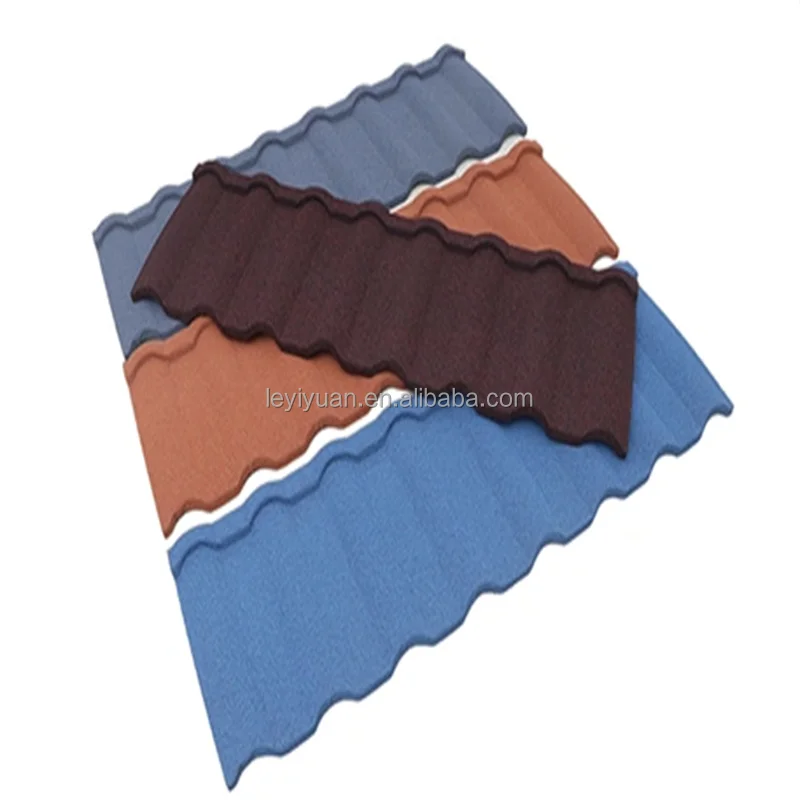Stone Coated Metal Roof Tile Square White Bottom Square Shape Steel Aluminium Clay for House Building Concrete Roof Tiles